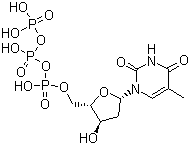 structure of CAS# 18423-43-3, Deoxythymidine triphosphate