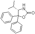 (S)-(-)-4-异丙基-5,5-二苯基-2-恶唑烷酮分子结构 (CAS 184346-45-0)