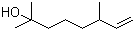 structure of CAS# 18479-58-8, 2,6-二甲基-7-辛烯-2-醇