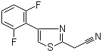 CAS 登录号：184839-29-0, 2-氰基甲基-4-(2,6-二氟苯基)噻唑