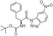 CAS 登录号：184951-87-9, [(1S)-2-(6-硝基-1H-苯并三唑-1-基)-1-(苯甲基)-2-硫酮乙基]氨基甲酸叔丁酯