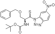 CAS 登录号：184951-89-1, (S)-[2-(6-硝基-1H-苯并三唑-1-基)-1-[(苄氧基)甲基]-2-硫酮乙基]氨基甲酸叔丁酯