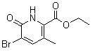 5-溴-1,6-二氢-3-甲基-6-氧代-2-吡啶羧酸乙酯分子结构 (CAS 1849594-85-9)