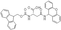 N2-[芴甲氧羰基]-N-9H-氧杂蒽-9-基-L-天冬氨酰胺分子结构 (CAS 185031-78-1)