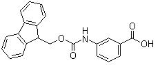 3-[芴甲氧羰基氨基]苯甲酸分子结构 (CAS 185116-42-1)