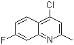structure of CAS# 18529-04-9, 4-Chloro-7-fluoro-2-methylquinoline