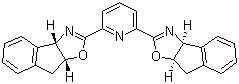 structure of CAS# 185346-09-2, 2,6-Bis[(3aS,8aR)-3a,8a-dihydro-8H-indeno[1,2-d]oxazolin-2-yl]pyridine
