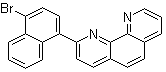 structure of CAS# 1853997-27-9, 2-(4-溴-1-萘基)-1,10-菲咯啉