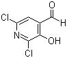 2,6-二氯-3-羟基吡啶-4-甲醛分子结构 (CAS 185423-26-1)