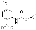 N-(叔丁氧羰基)-5-甲氧基-2-硝基苯胺分子结构 (CAS 185428-55-1)