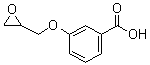 3-(环氧乙烷基甲氧基)苯甲酸分子结构 (CAS 185522-04-7)