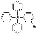 (3-溴苯基)三苯基硅烷分子结构 (CAS 185626-73-7)