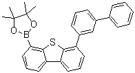 4-[1,1'-联苯]-3-基-6-(4,4,5,5-四甲基-1,3,2-二氧硼杂环戊烷-2-基)二苯并噻吩分子结构 (CAS 1858289-64-1)