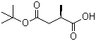 structure of CAS# 185836-75-3, (2R)-2-甲基丁二酸 4-叔丁酯