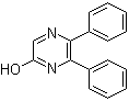 structure of CAS# 18591-57-6, 5,6-二苯基-2-羟基吡嗪