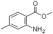 structure of CAS# 18595-17-0, Methyl 2-amino-4-methylbenzoate