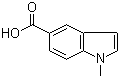 1-甲基-1H-吲哚-5-甲酸分子结构 (CAS 186129-25-9)