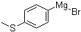 4-(甲硫基)苯基溴化镁分子结构 (CAS 18620-04-7)