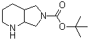 八氢-6H-吡咯并[3,4-b]吡啶-6-羧酸叔丁酯分子结构 (CAS 186203-81-6)