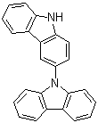 structure of CAS# 18628-07-4, 3,9'-联咔唑