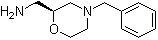 (S)-2-(氨基甲基)-4-苄基吗啉分子结构 (CAS 186293-55-0)