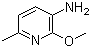 6-甲基-2-甲氧基-3-氨基吡啶分子结构 (CAS 186413-79-6)