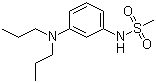 3-(N,N-二丙基)氨基-N-甲砜基苯胺分子结构 (CAS 186453-43-0)