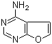 4-氨基呋喃并[2,3-d]嘧啶分子结构 (CAS 186454-70-6)