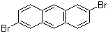 2,6-二溴蒽分子结构 (CAS 186517-01-1)