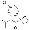 CAS 登录号：186521-85-7, 1-[1-(4-氯苯基)环丁基]-3-甲基丁烷-1-酮