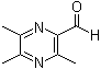 3,5,6-三甲基吡嗪-2-甲醛分子结构 (CAS 186534-02-1)