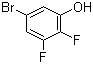 5-溴-2,3-二氟苯酚分子结构 (CAS 186590-26-1)