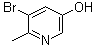 structure of CAS# 186593-45-3, 3-Bromo-5-hydroxy-2-methylpyridine