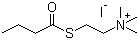 N,N,N-三甲基-2-[(1-氧代丁基)硫代]乙基碘化铵分子结构 (CAS 1866-16-6)