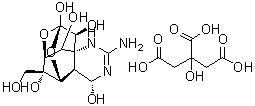 河豚毒素柠檬酸盐分子结构 (CAS 18660-81-6)