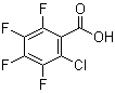 CAS 登录号：1868-80-0, 2-氯-3,4,5,6-四氟苯甲酸