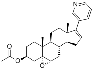 阿比特龙乙酸酯5,6-环氧化物分子结构 (CAS 1868064-50-9)