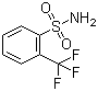 2-三氟甲基苯磺酰胺分子结构 (CAS 1869-24-5)