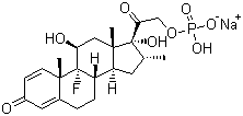 CAS # 1869-92-7, Dexamethasone 21-(sodium hydrogen phosphate)