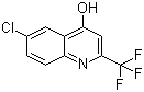 structure of CAS# 18706-21-3, 6-氯-4-羟基-2-(三氟甲基)喹啉