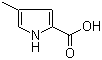 4-甲基-2-吡咯甲酸分子结构 (CAS 18711-59-6)