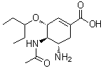 structure of CAS# 187227-45-8, 奥塞米韦酸