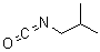 异丁基异氰酸酯分子结构 (CAS 1873-29-6)
