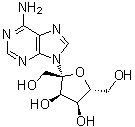 structure of CAS# 1874-54-0, 阿洛酮糖腺苷
