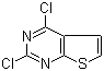 2,4-二氯噻吩并[2,3-d]嘧啶分子结构 (CAS 18740-39-1)