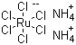 氯钌酸铵分子结构 (CAS 18746-63-9)