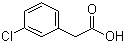 structure of CAS# 1878-65-5, 3-Chlorophenylacetic acid