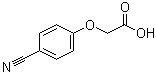 (4-氰基苯氧基)乙酸分子结构 (CAS 1878-82-6)
