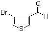 3-溴噻吩-4-甲醛分子结构 (CAS 18791-78-1)