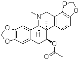 CAS 登录号：18797-80-3, 乙酰紫堇灵